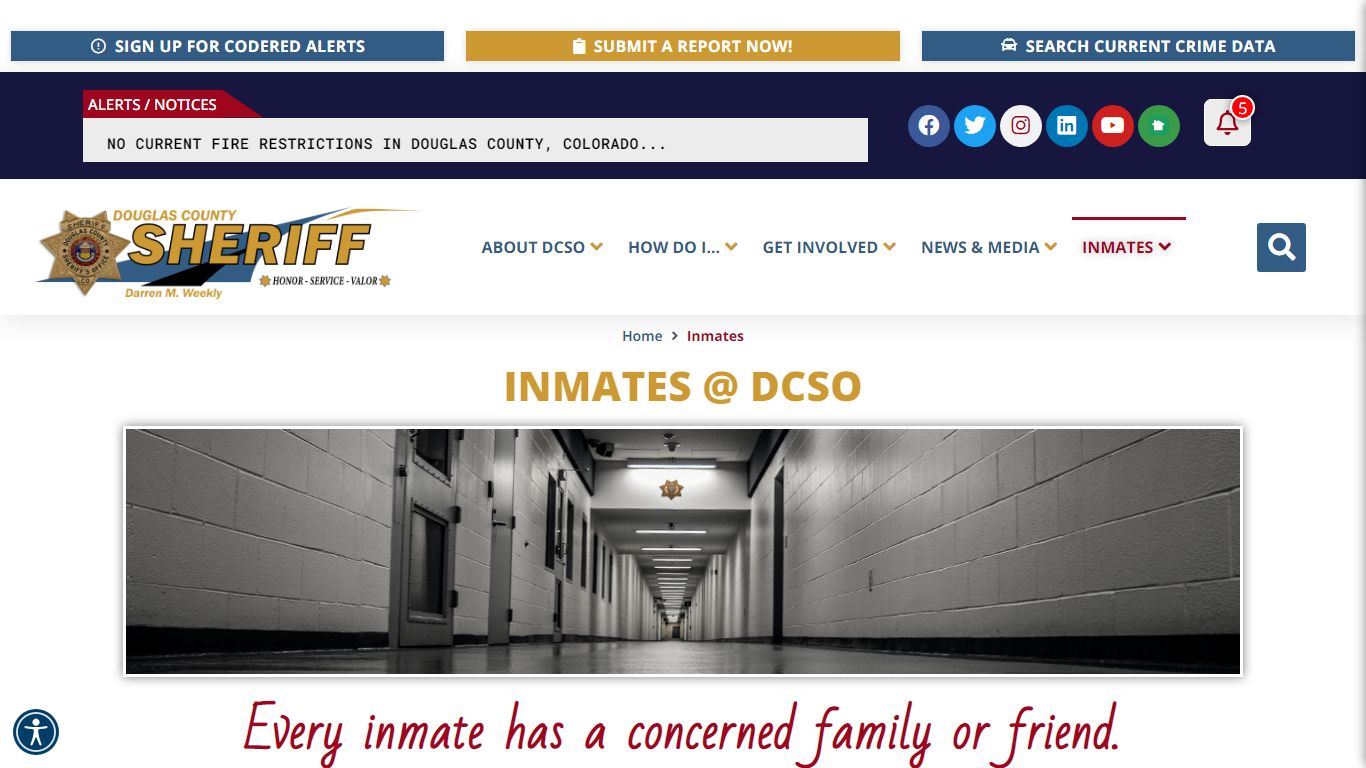 Inmates - Douglas County Sheriff's Office - Castle Rock Colorado